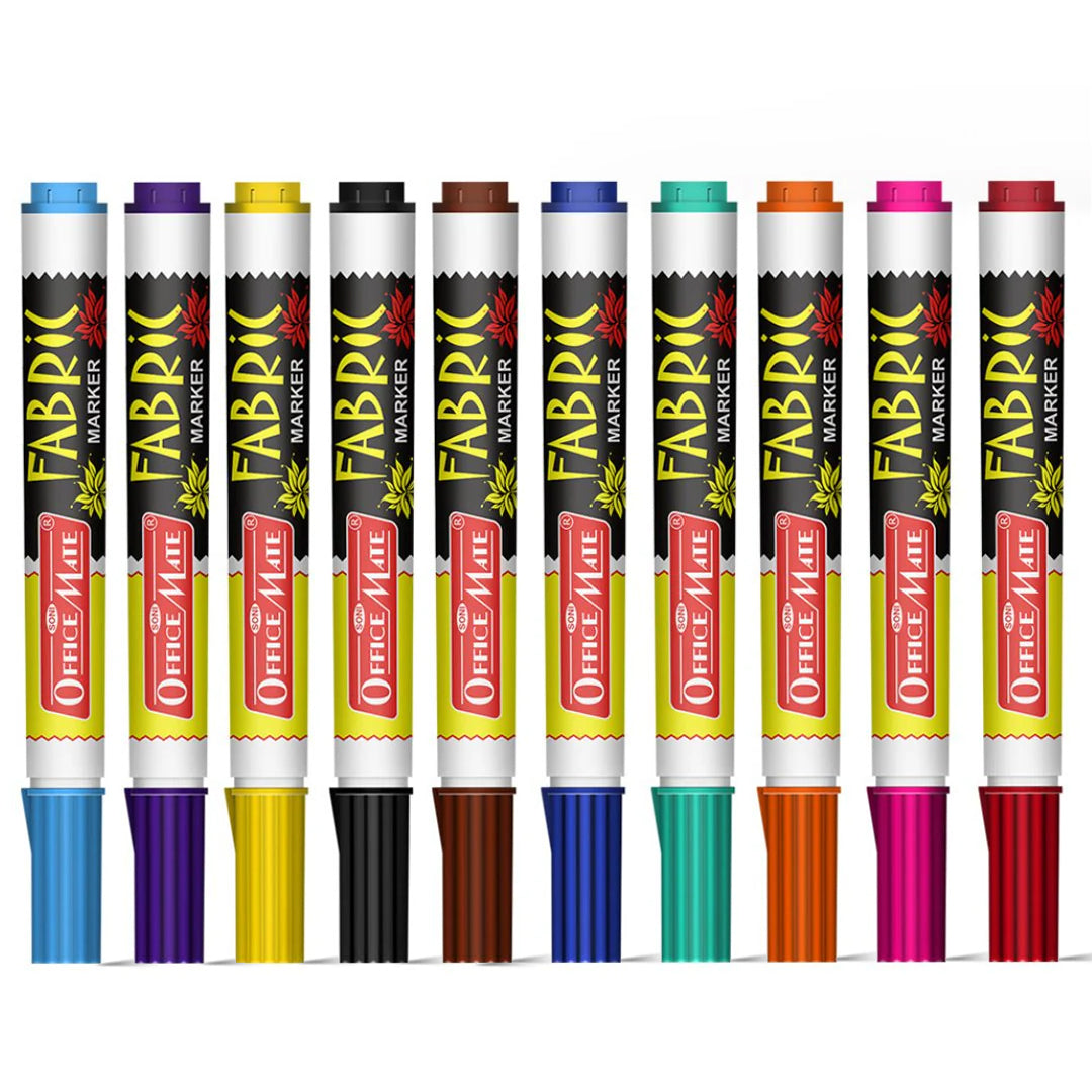 Soni Officemate Fabric Markers Set