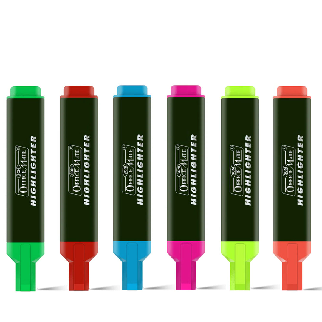 Soni Officemate Hi-Lighter Textliner Set