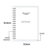 Scholar Side Bound Spiral Ruled Notepad