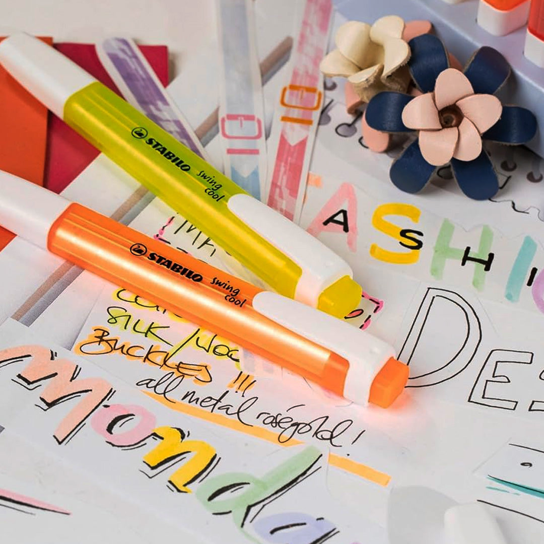 Stabilo Art Alternatives Swing Cool Wallet Highlighter Set