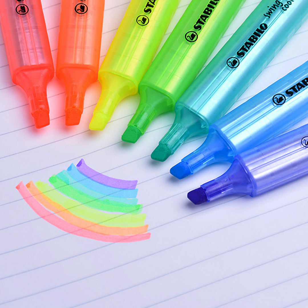 Stabilo Art Alternatives Swing Cool Wallet Highlighter Set