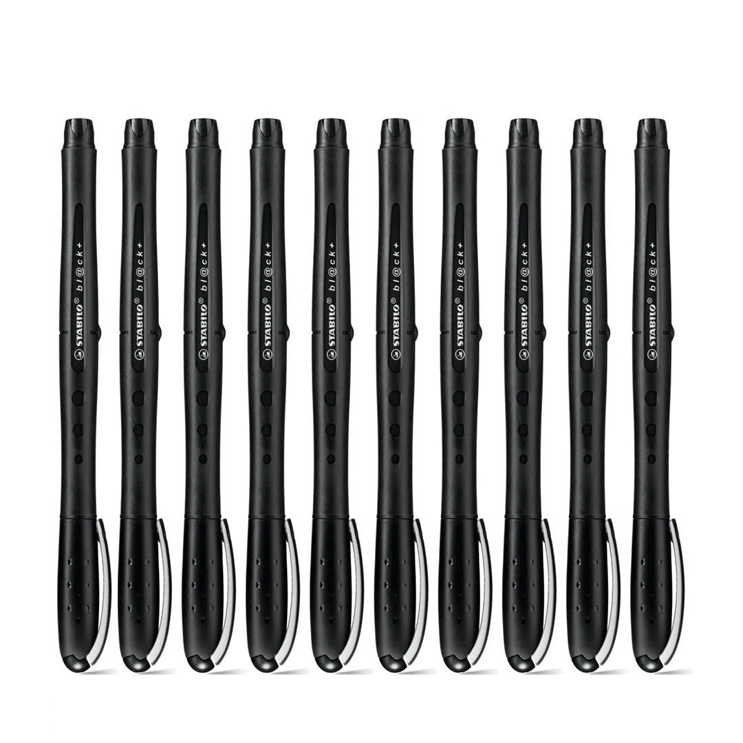 Stabilo Black+ Medium Rollerball Pen