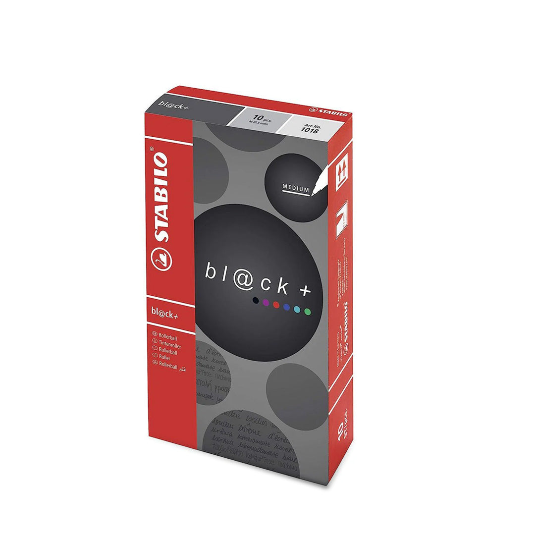 Stabilo Black+ Medium Rollerball Pen