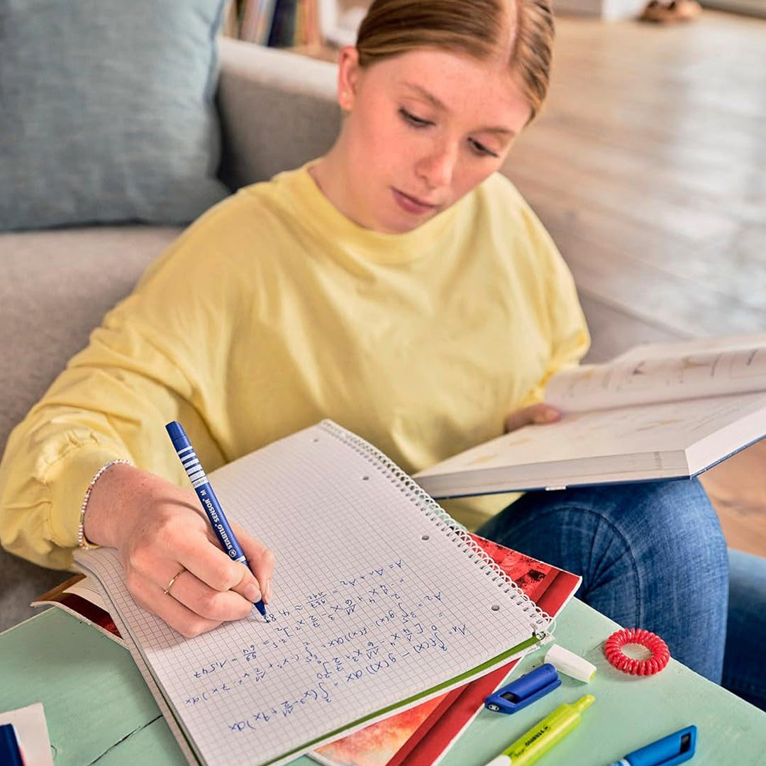 Stabilo Blue Fine Tip Sensor Pen Set