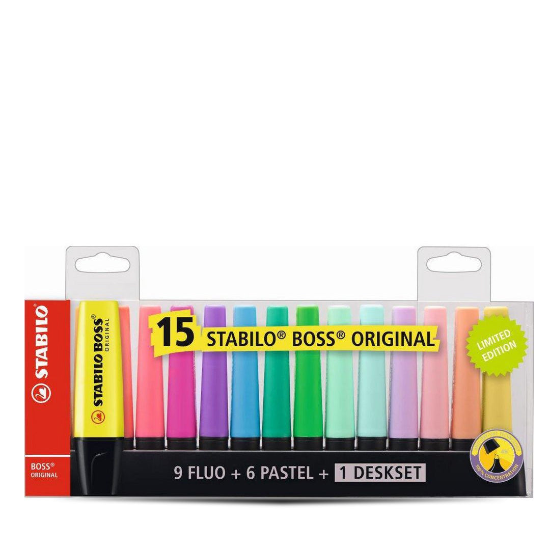Stabilo Boss Original Highlighter Deskset Set