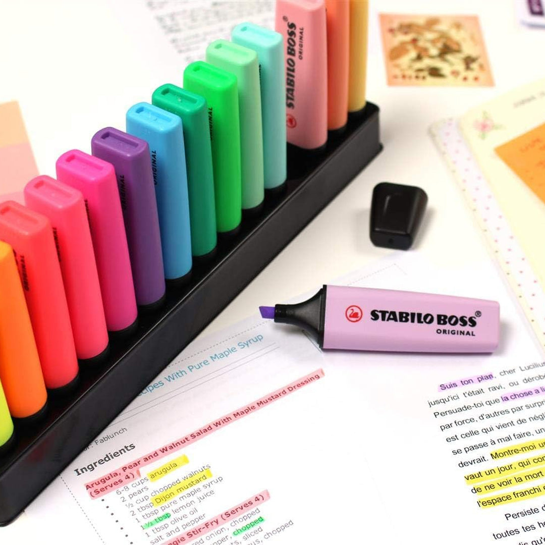 Stabilo Boss Original Highlighter Deskset Set