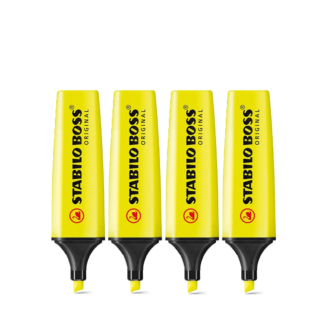 Stabilo Boss Original Yellow Highlighters Set