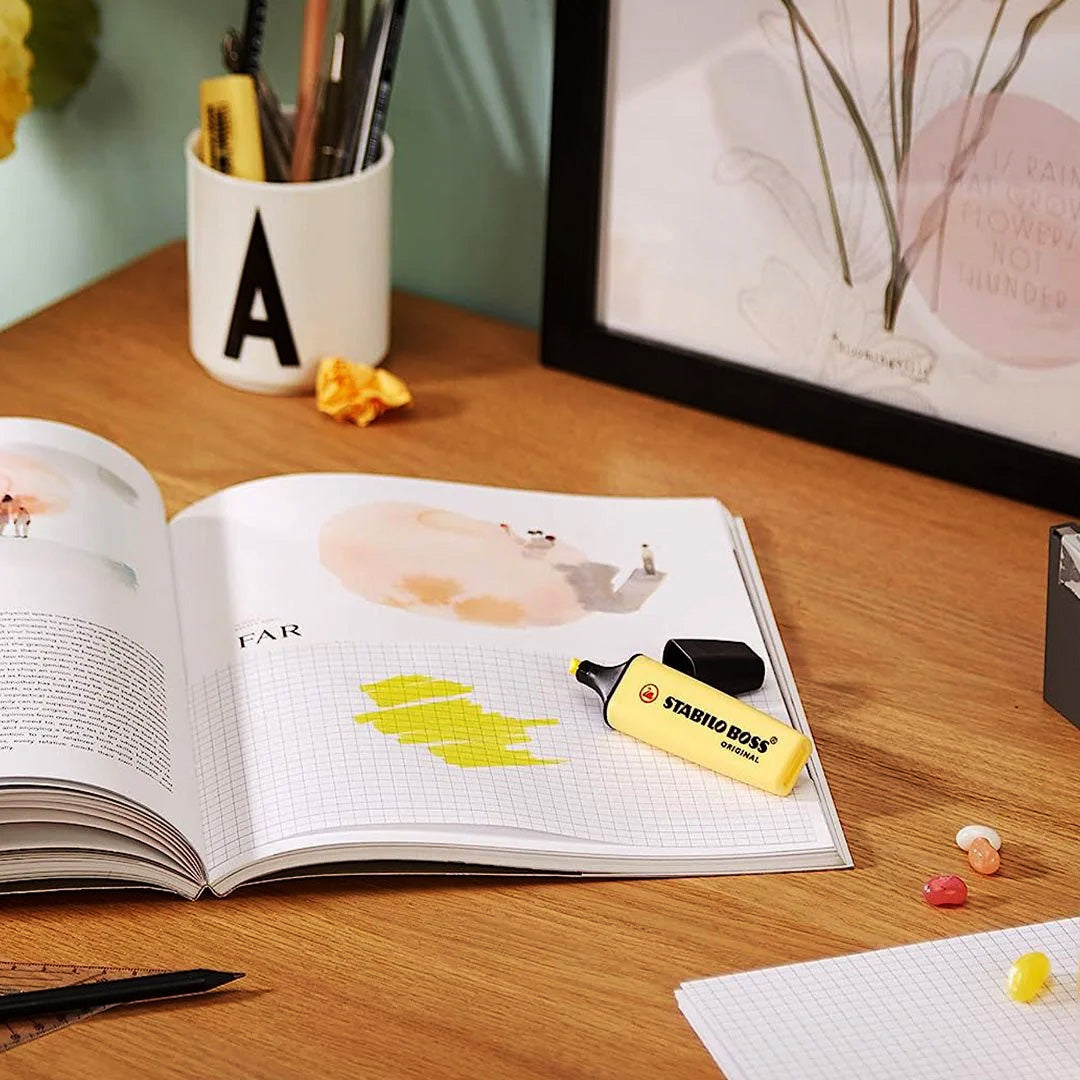 Stabilo Boss Original Yellow Highlighters Set
