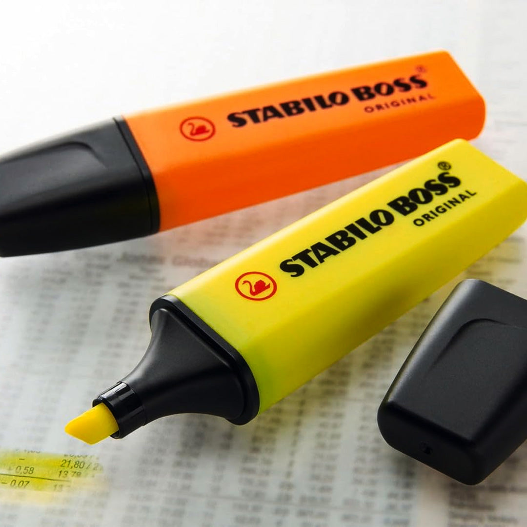 Stabilo Boss Original Yellow Highlighters Set