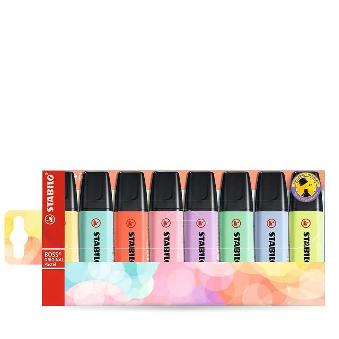 Stabilo Boss Pastel Highlighter Pen Set