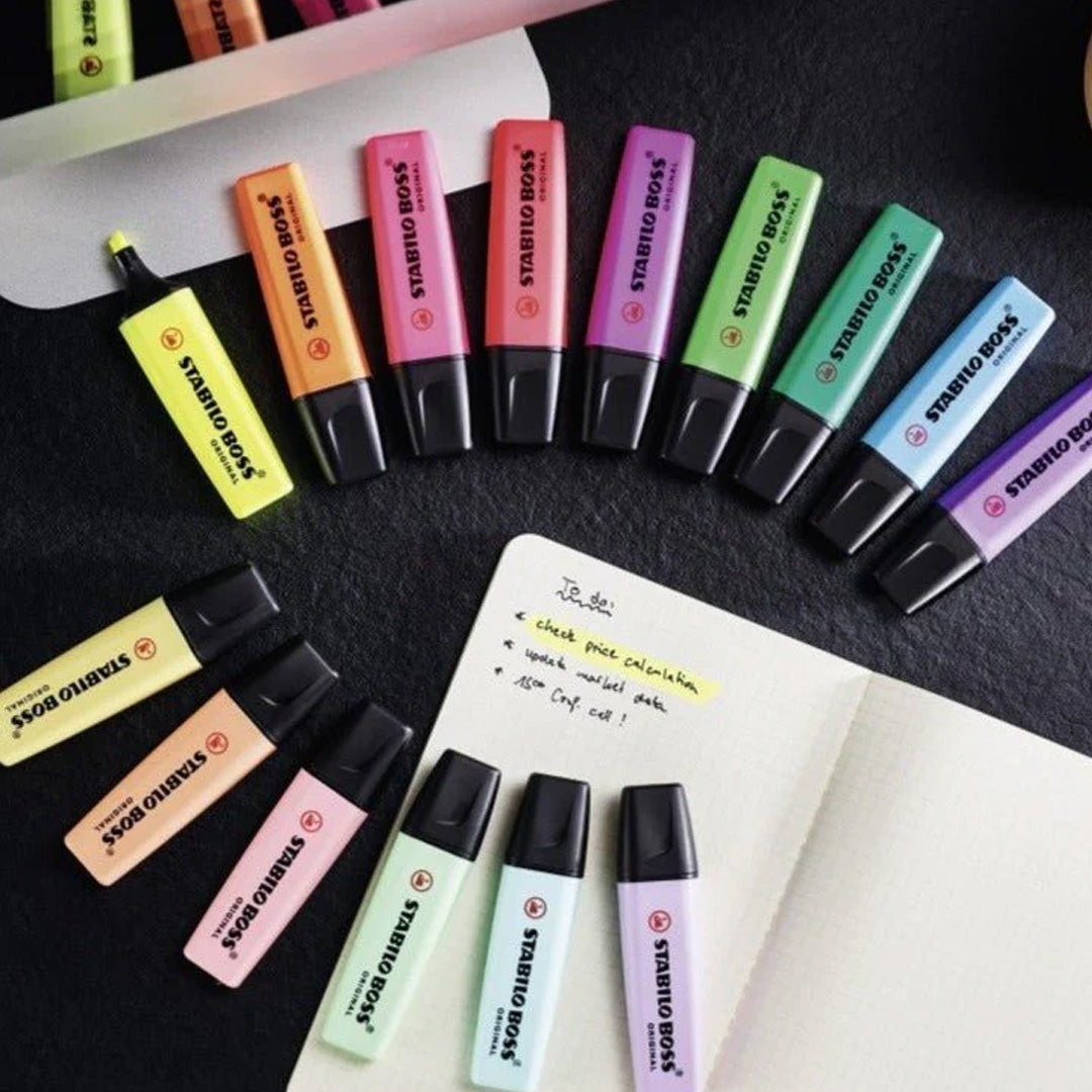 Stabilo Boss Pastel Highlighter Pen Set