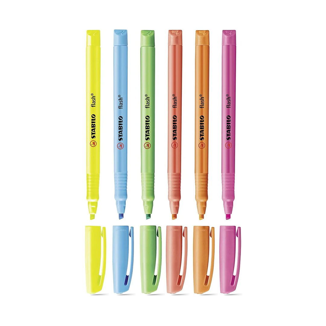 Stabilo Flash Highlighter Pack Of Assorted Colours
