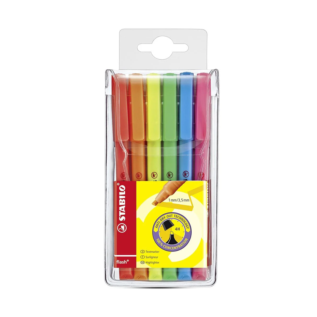 Stabilo Flash Highlighter Set