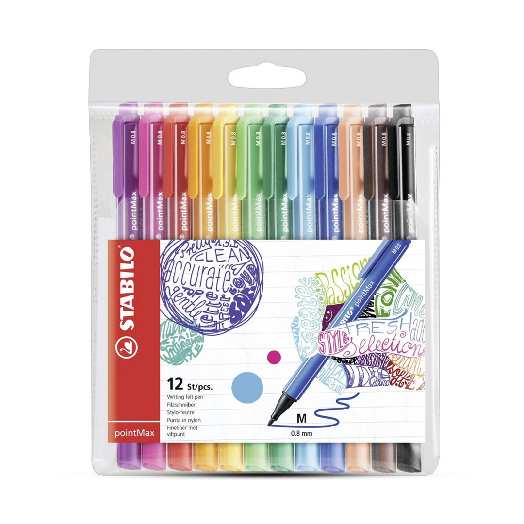 Stabilo Nylon Tip Pointmax Set