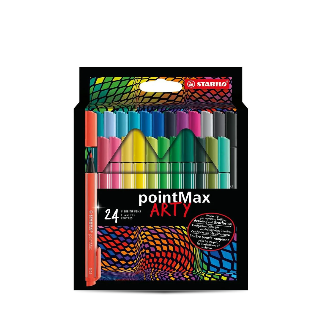 Stabilo Pointmax Arty Fibre Tip Pens Set