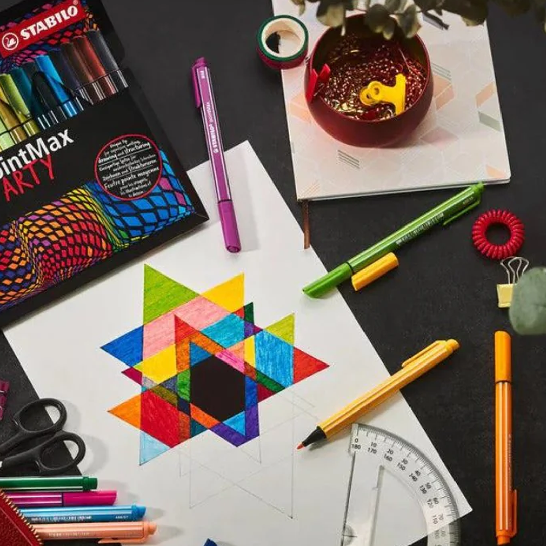 Stabilo Pointmax Arty Fibre Tip Pens Set