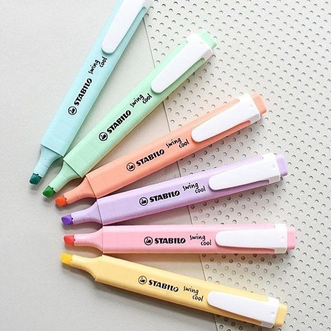 Stabilo Swing Cool Pastel Highlighter Set