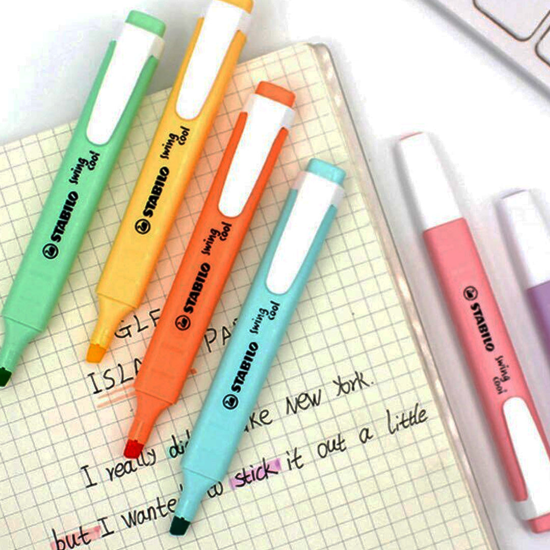 Stabilo Swing Cool Pastel Highlighter Set