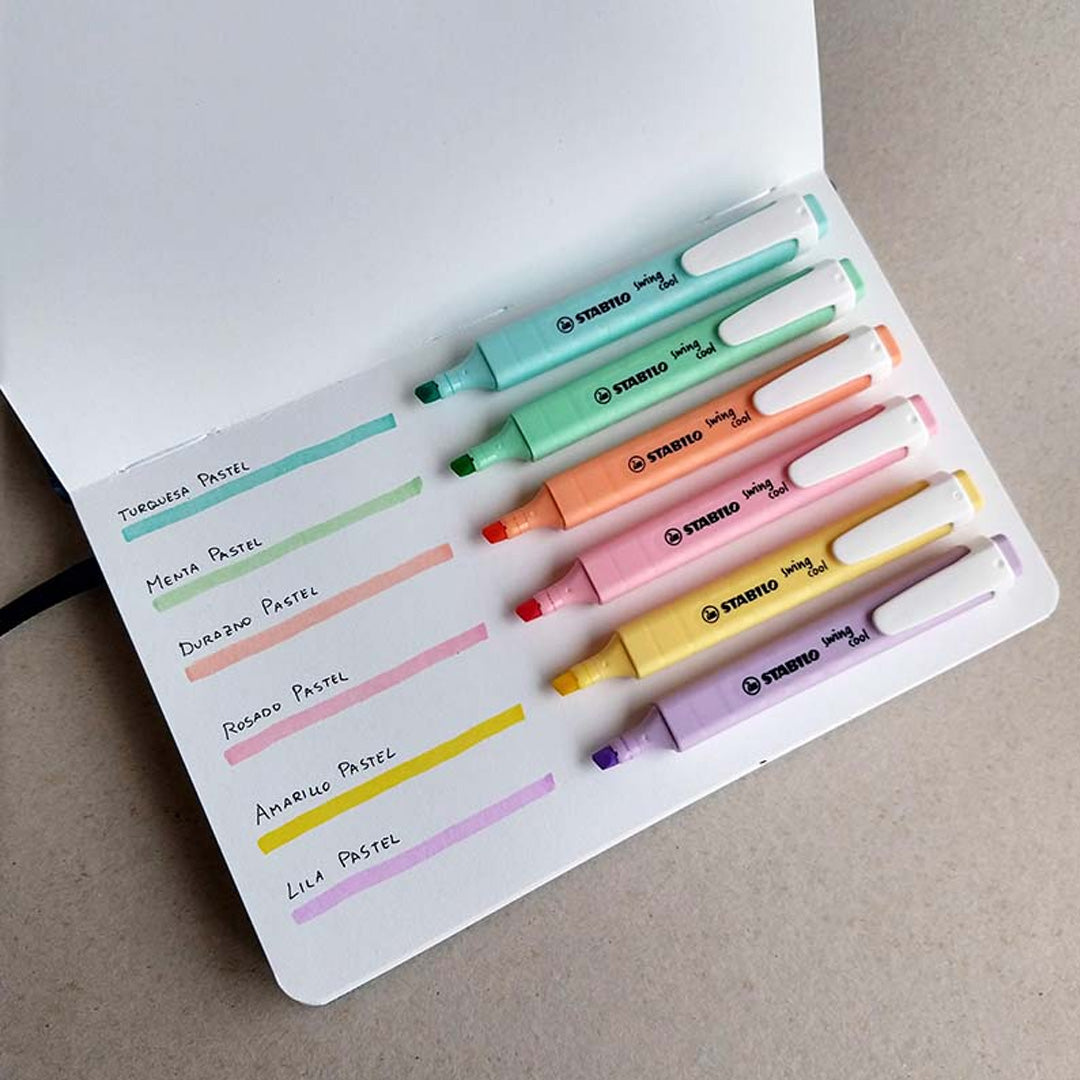 Stabilo Swing Cool Pastel Highlighter Set