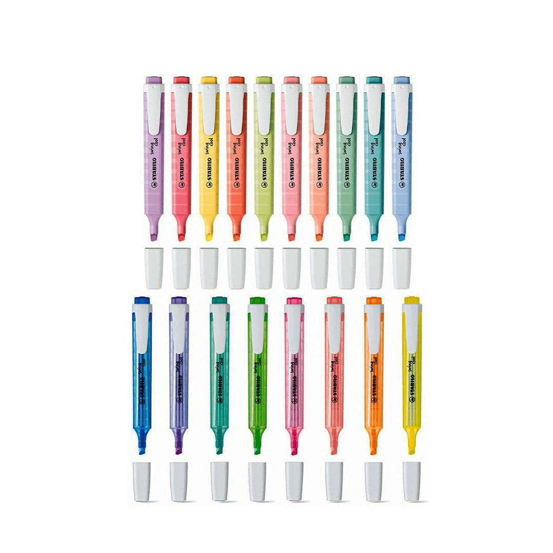 Stabilo Swing Cool Pastel Highlighters Desktop Set