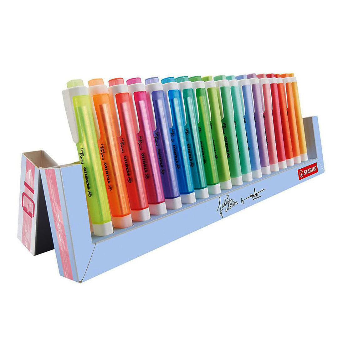Stabilo Swing Cool Pastel Highlighters Desktop Set