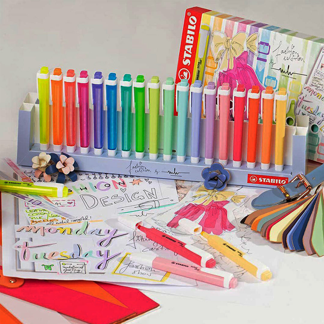 Stabilo Swing Cool Pastel Highlighters Desktop Set