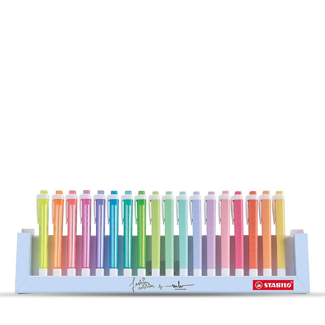 Stabilo Swing Cool Pastel Highlighters Desktop Set