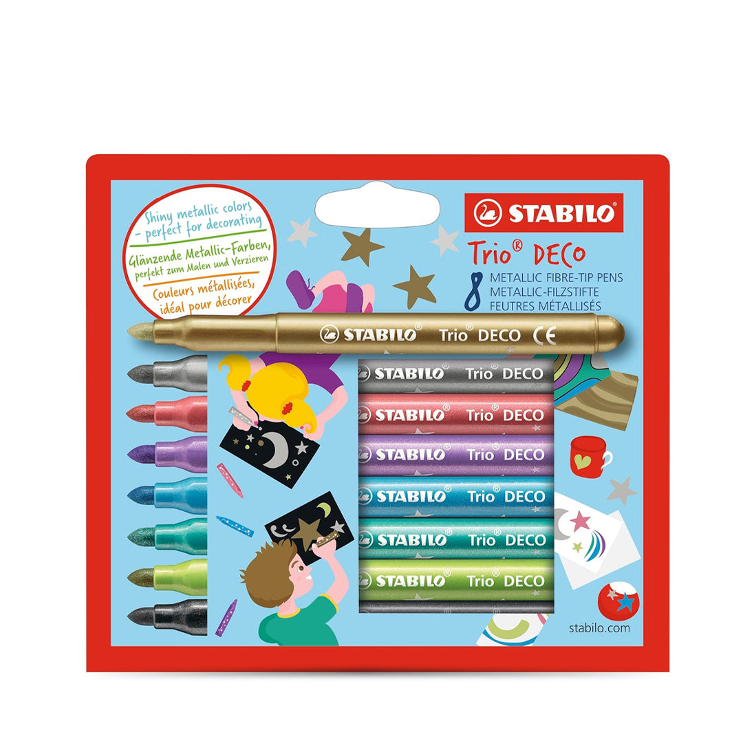 Stabilo Trio Deco Metallic Felt Tip Pen