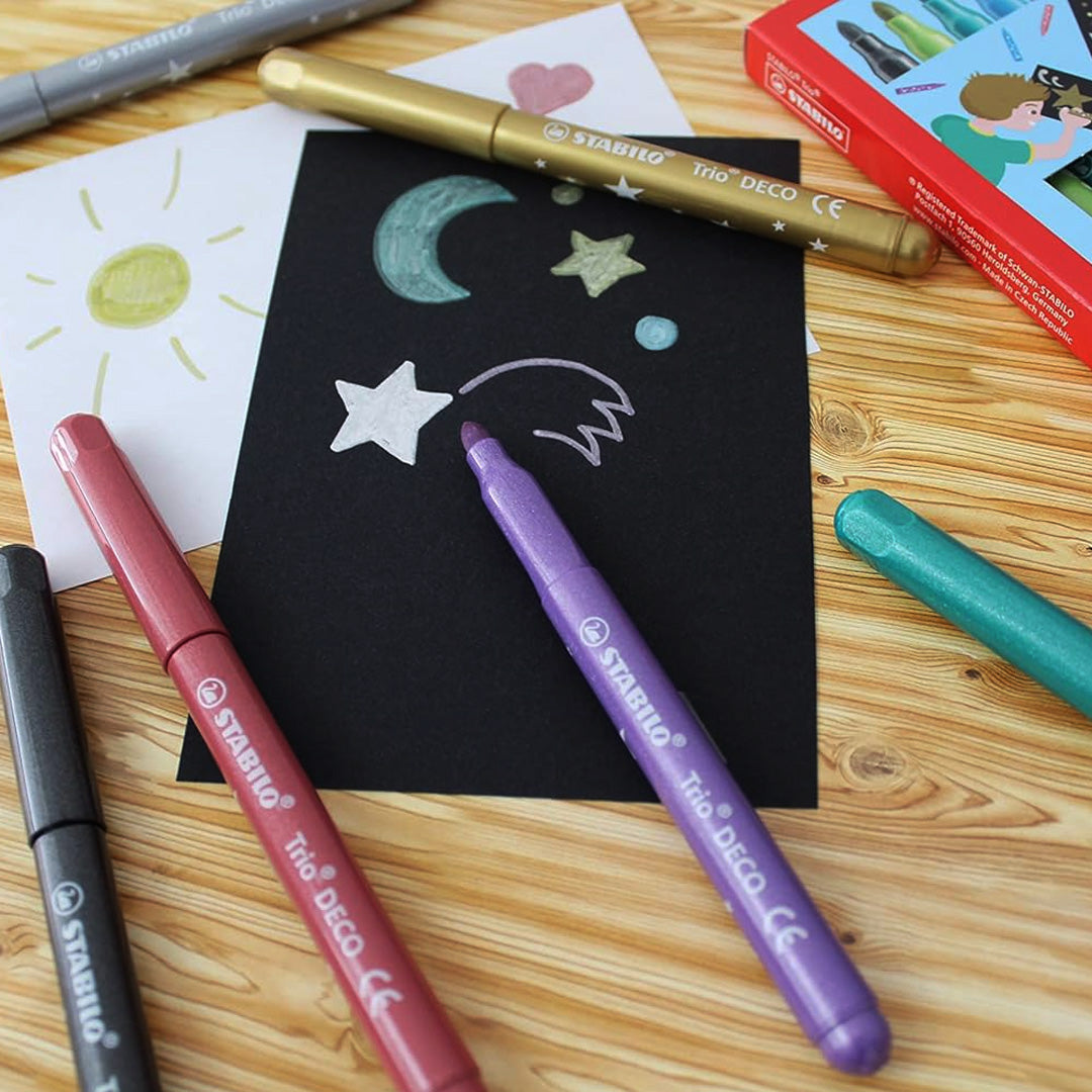 Stabilo Trio Deco Metallic Felt Tip Pen