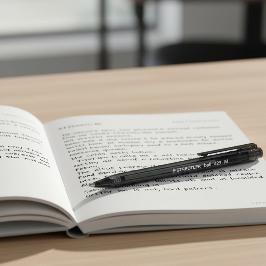 Staedtler Ball Medium Black Retractable Ballpoint Pen Set