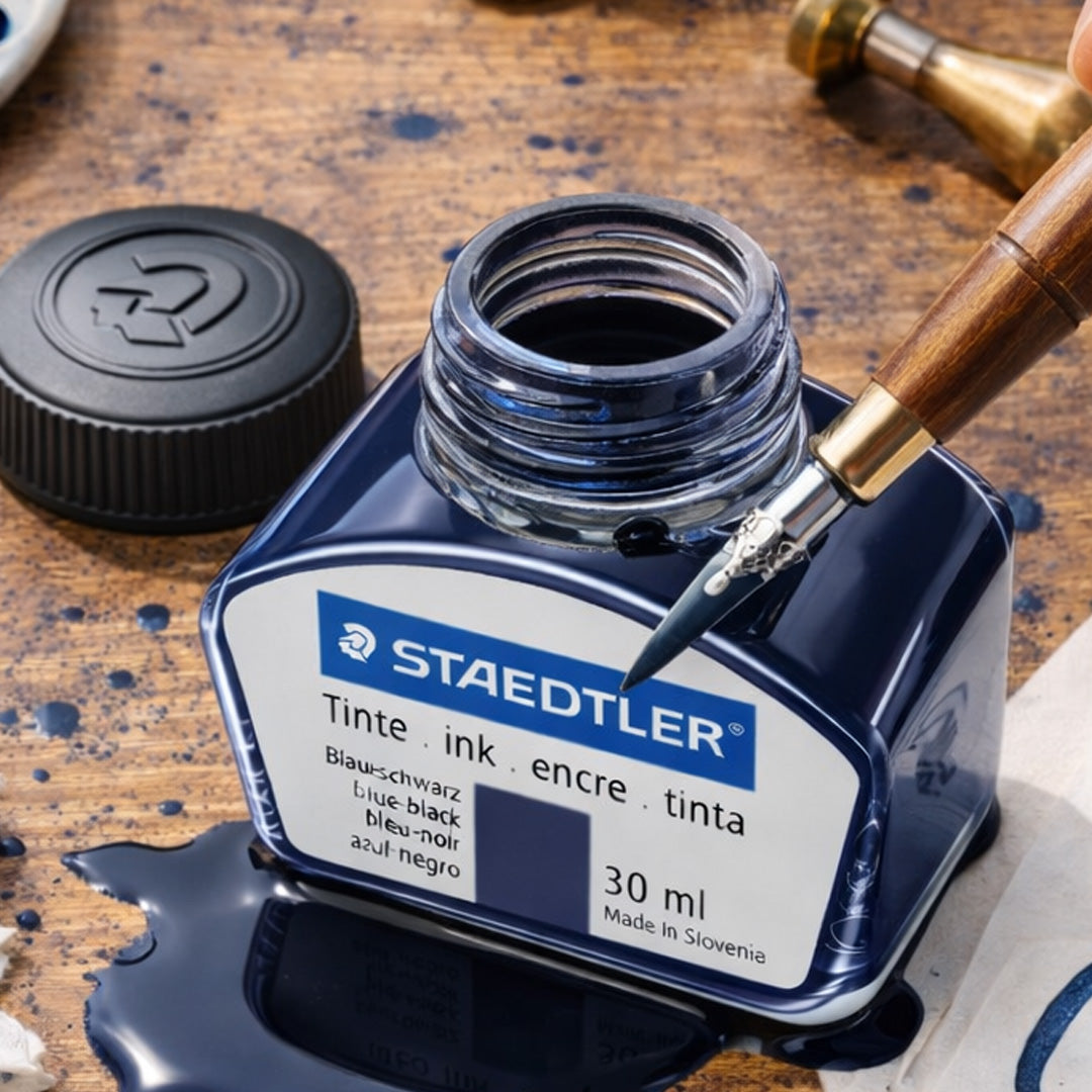 Staedtler Blue-Black Ink Bottle