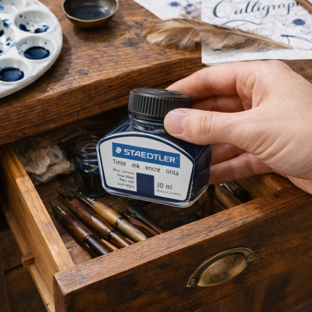 Staedtler Blue-Black Ink Bottle