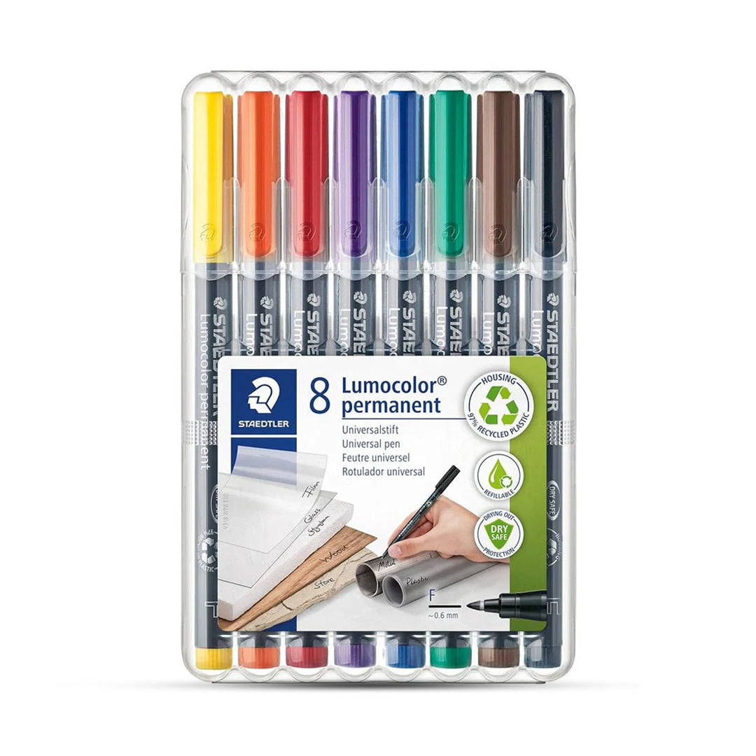Staedtler 0.6mm Lumocolor Permanent Markers Sets