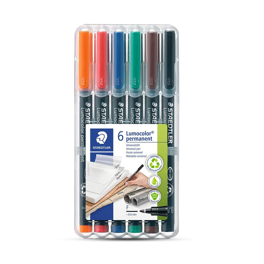 Staedtler 0.6mm Lumocolor Permanent Markers Sets
