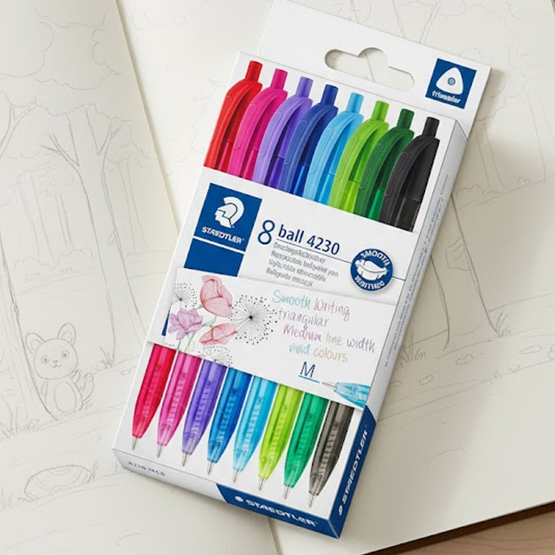 Staedtler Multicolor Retractable Ballpoint Pen Set