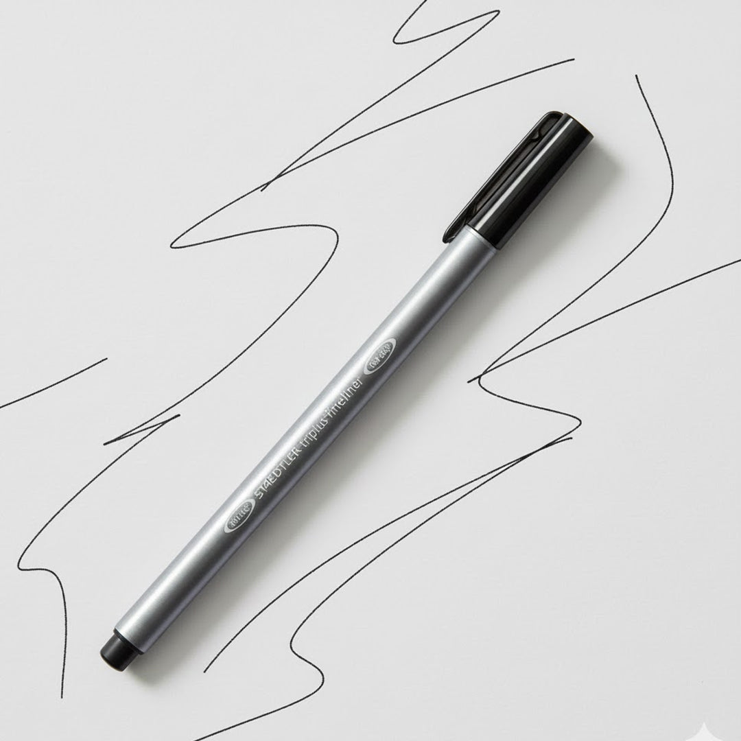 Staedtler 0.3mm Triplus Black Fineliner