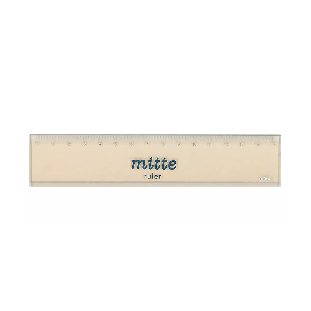 Sun Star Clear Mitte 15cm Ruler