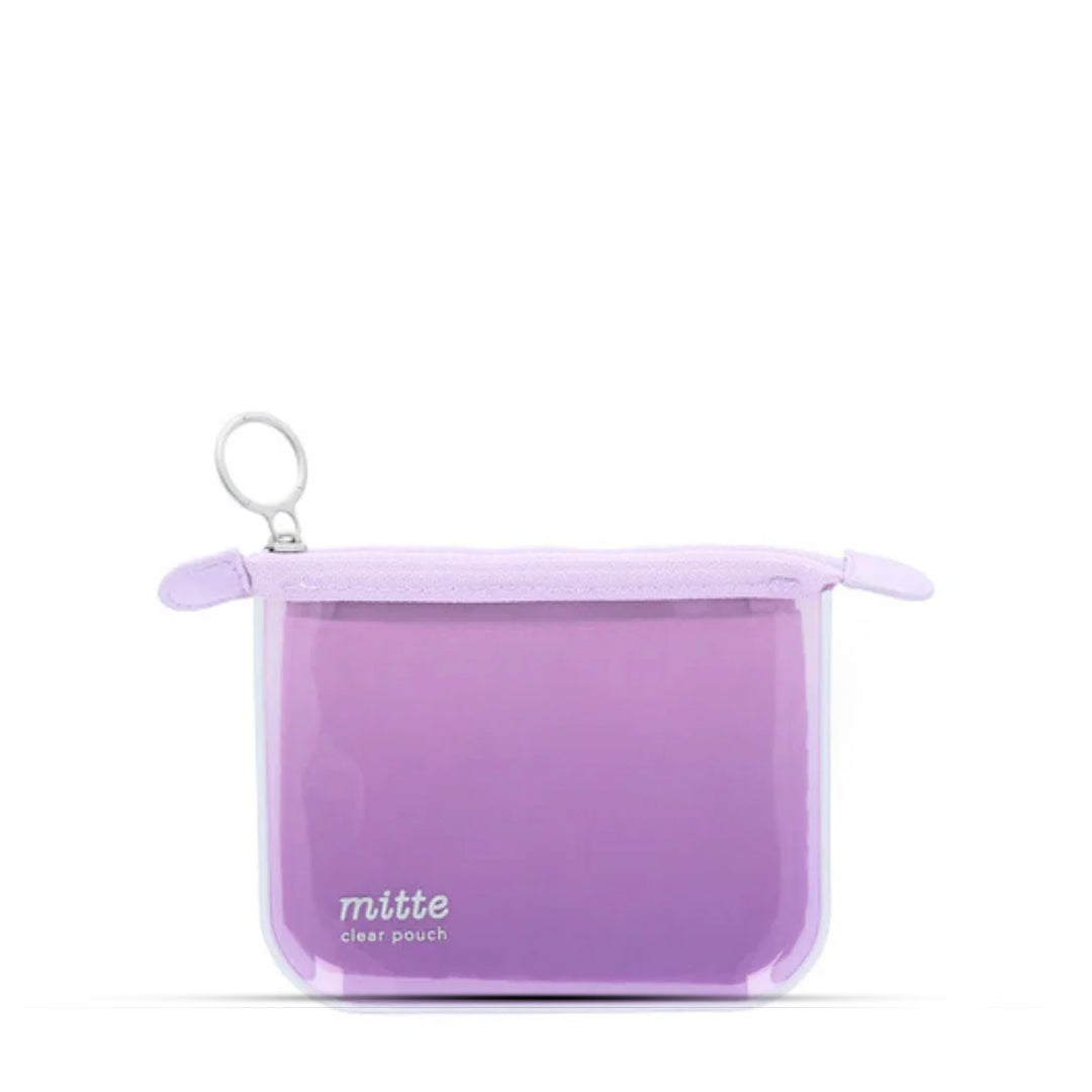 Sun Star Clear Mini Flat Mitte Pouch