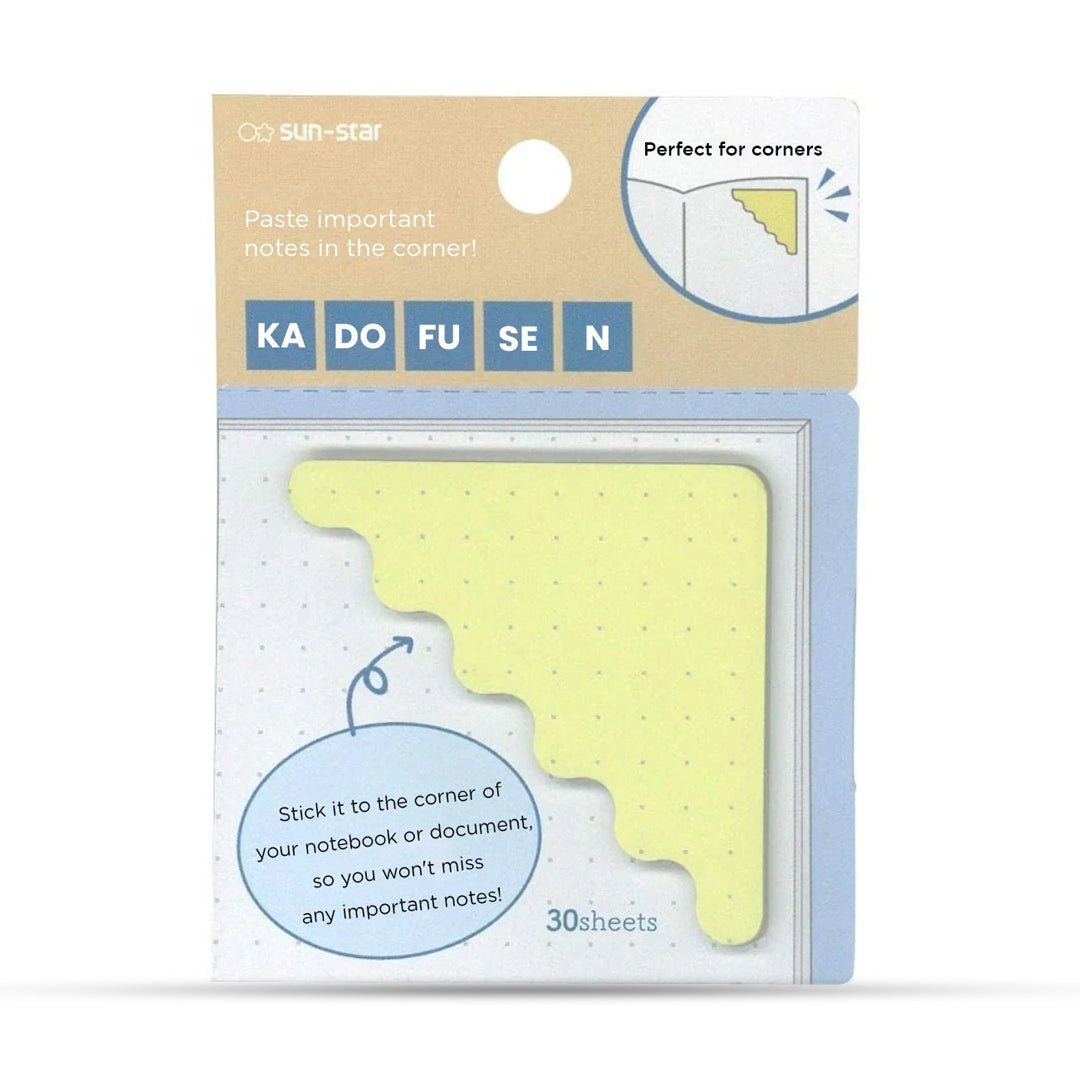 Sun Star Corner Sticky Notes