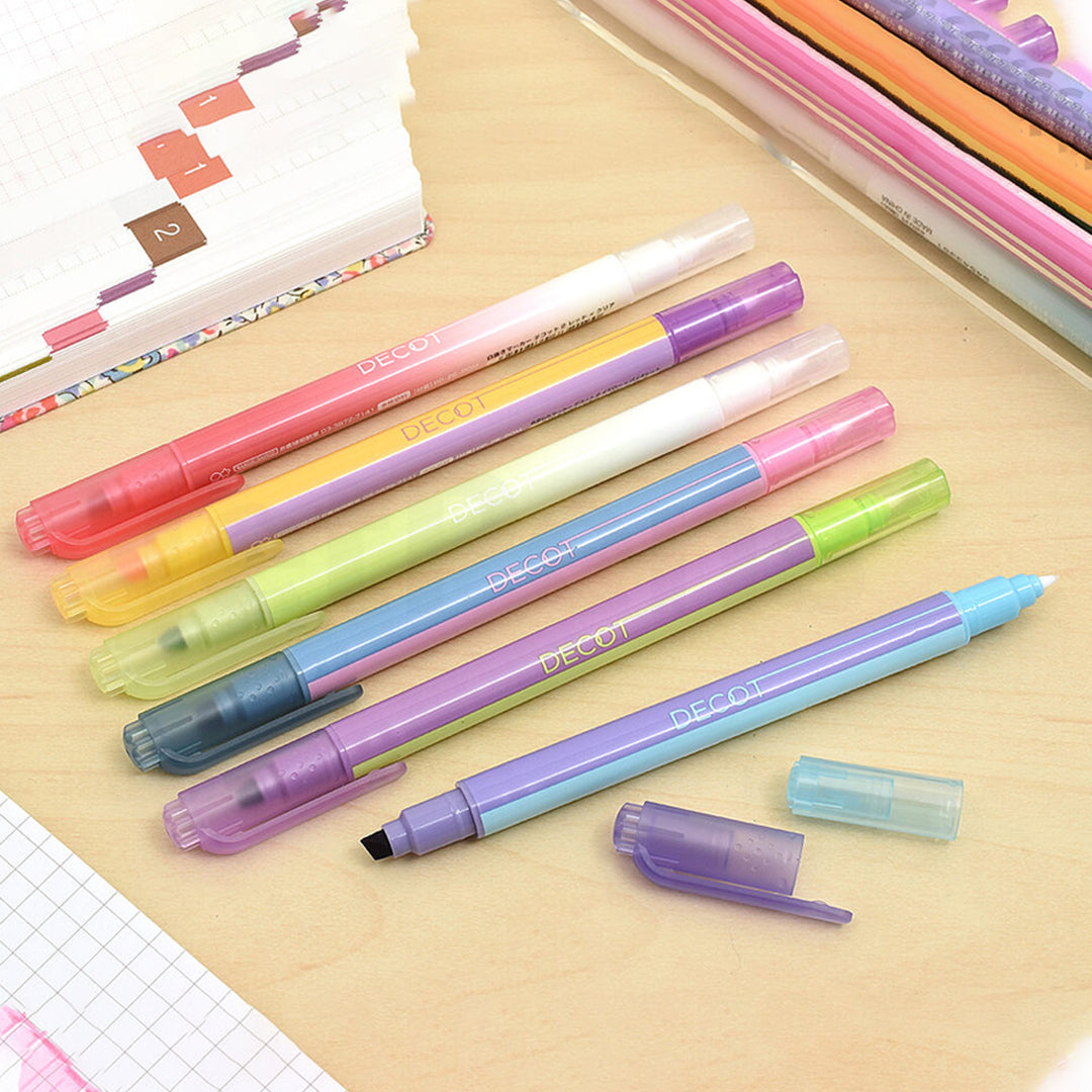 Sun Star Decot Double-ended Marker Color-changing Highlighter Pen