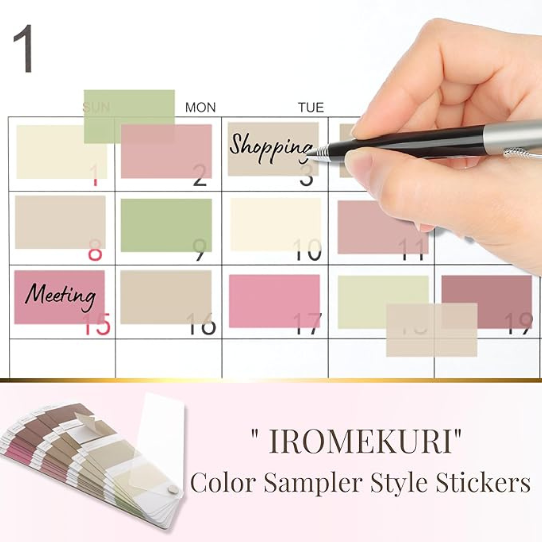 Sun Star Iromekuri Seal Color Swatches