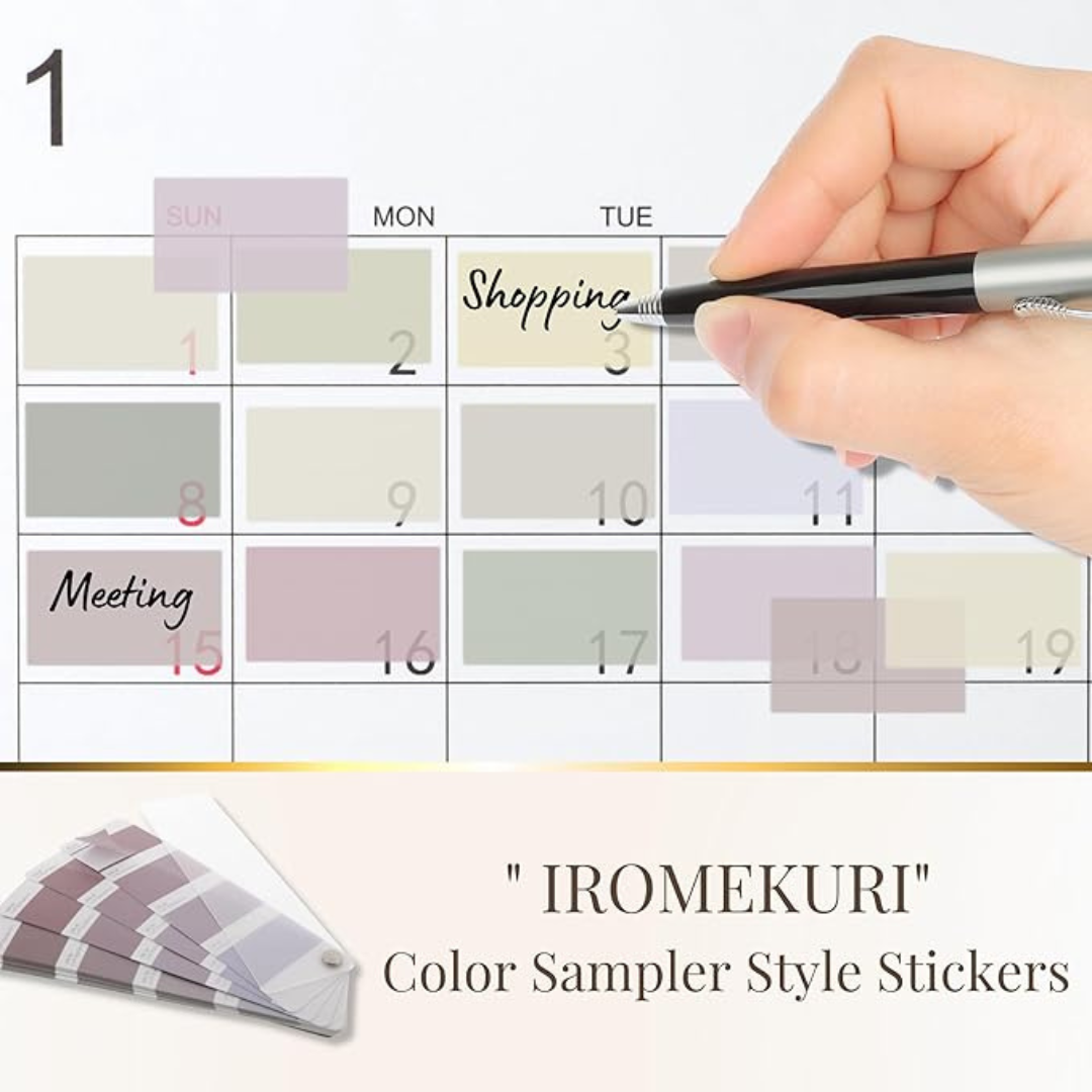Sun Star Iromekuri Seal Color Swatches