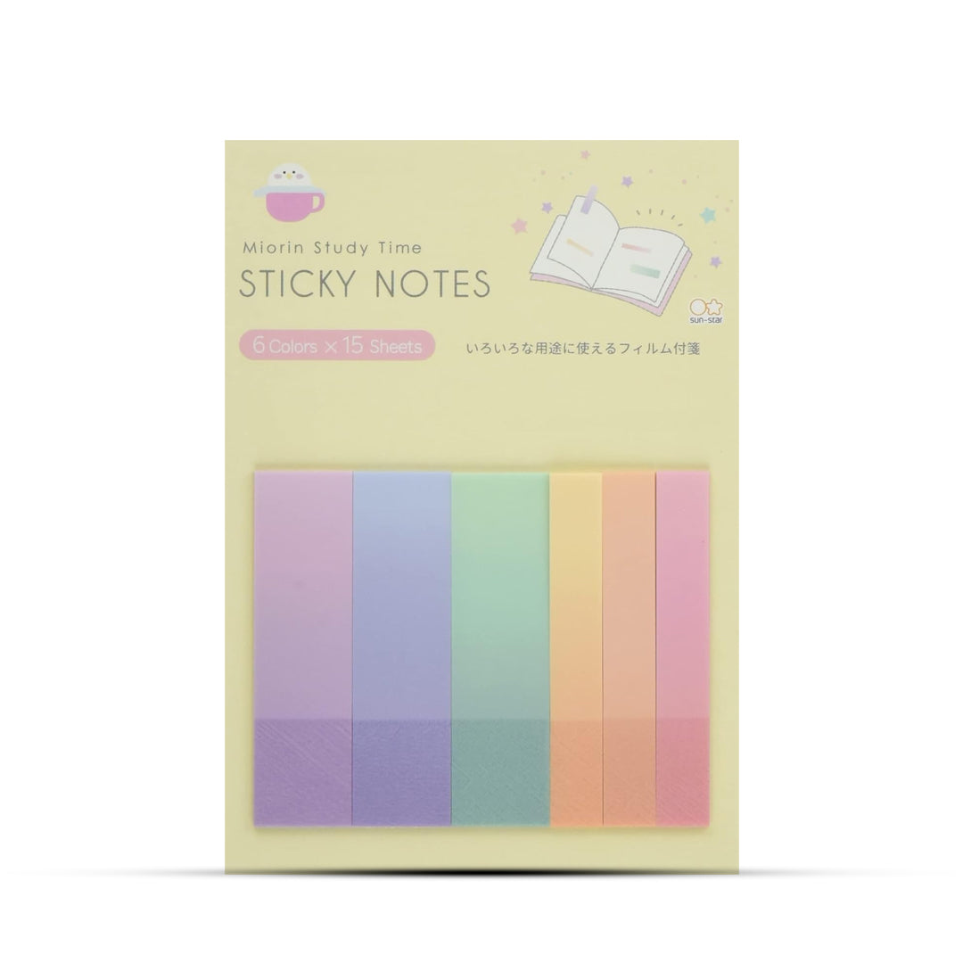 Sun Star Limited Edition Miorin Study Time Sticky Note – SCOOBOO