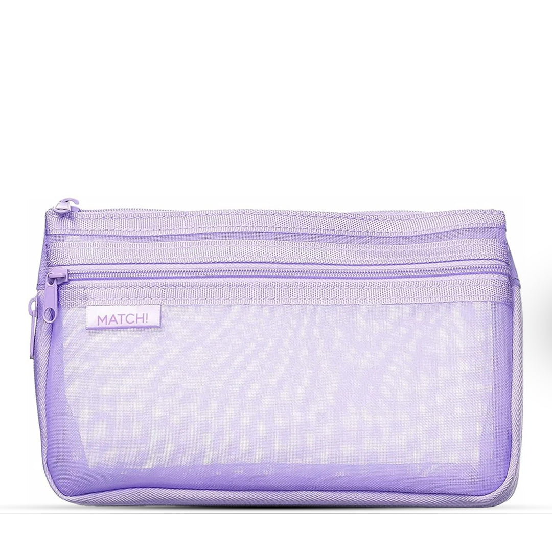 Sun Star Match Mesh Pencil Case