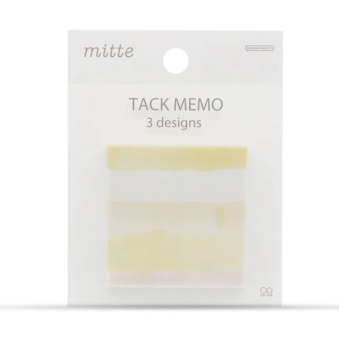 Sun Star Cream Yellow Mitte Square Block Sticky Notes