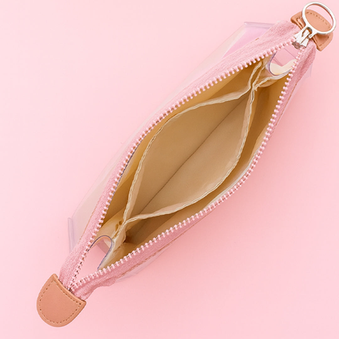 Sun Star Mitten Stylish Clear Pouch