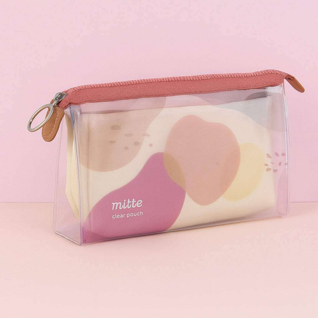 Sun Star Mitten Stylish Clear Pouch