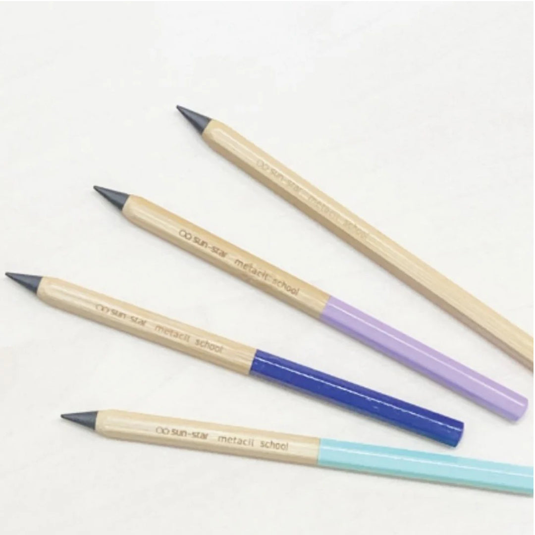 Sun Star Stationery Metacil School Bamboo Axis Non-Sharpening Pencil