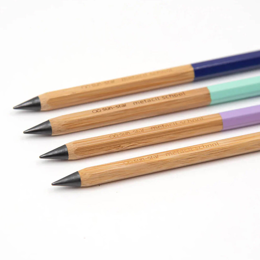Sun Star Stationery Metacil School Bamboo Axis Non-Sharpening Pencil
