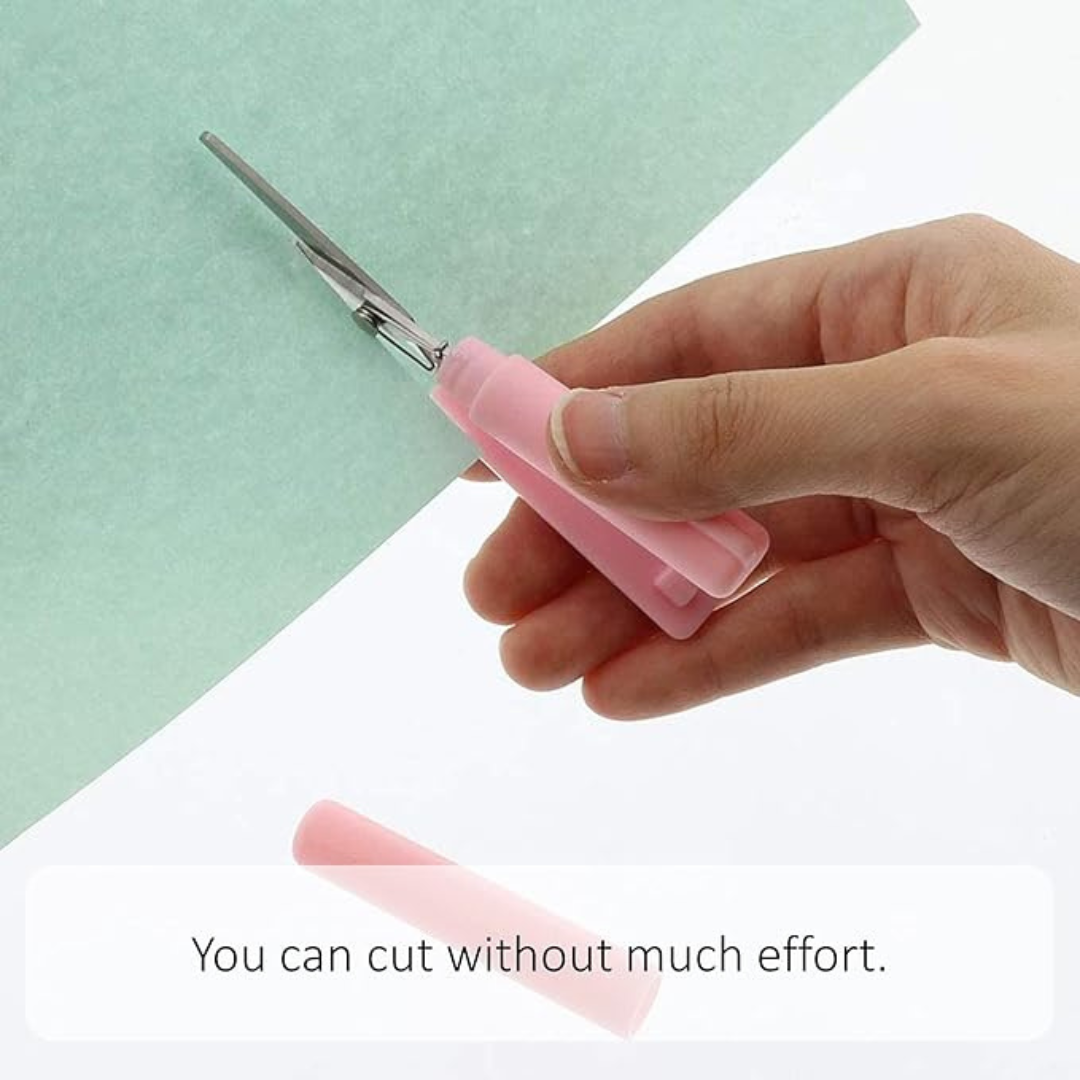 Sun Star Stationery Sticky Reel Compact Scissors